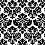 Damask All Over Pattern Stencil (10 mil plastic)