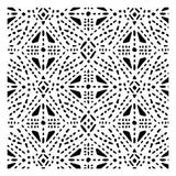 Tribal Stitches Allover Pattern Stencil