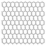 Chicken Wire Allover Pattern Stencil (10 mil plastic) SKU #FS120