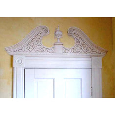 Colonial Pediment Wall Stencil by Jeff Raum