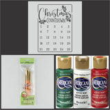 Christmas Countdown Calendar Project Kit 3