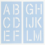 Helvetica Letter Stencil Set