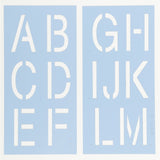 Helvetica Letter Stencil Set