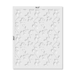 Grapevine Allover Wall Stencil - Dimensions