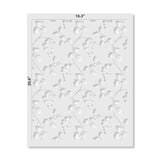 Grapevine Allover Wall Stencil - Dimensions