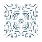 Florentine Medallion Accent Wall Stencil