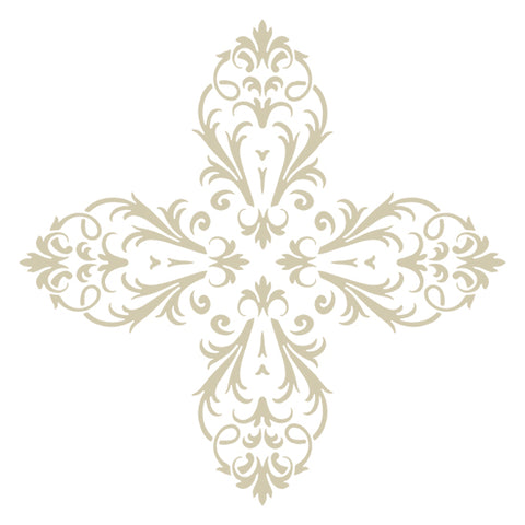 Victorian Baroque Accent Stencil