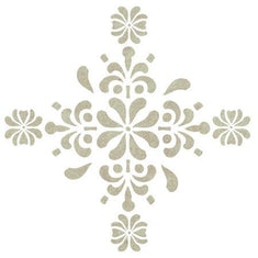 Antique Rosette Accent Stencil