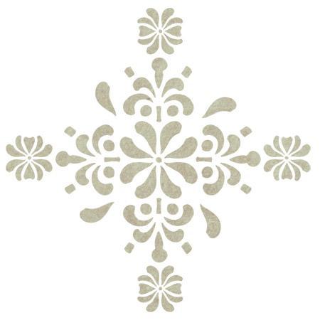 Antique Rosette Accent Stencil