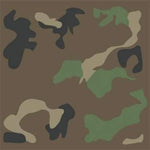 Woodland Camo Painting Stencil