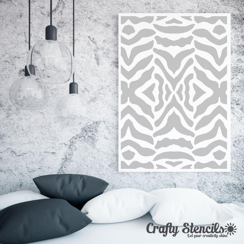 Zebra Print Craft Stencil