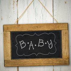 Baby Plaque Wall Stencil