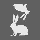 Easter Bunnies Craft Stencil