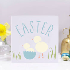 Easter Chicks Wall Stencil