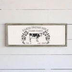 Farm Fresh Milk Stencil