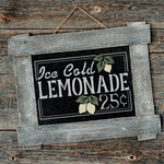 Ice Cold Lemonade Wall Quotes Stencil Farmhouse Sign Stencils