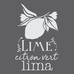 Lime Botanical Craft Stencil