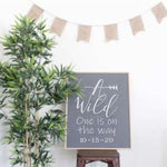 Wild One 2 Piece Craft Stencil