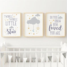 Twinkle Twinkle Little Star 3 Piece Stencil Set