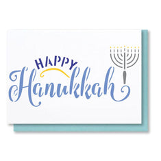 Happy Hanukkah Stencil