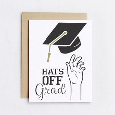 Hats Off Grad Craft Stencil