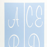 Script Letter Stencil Set