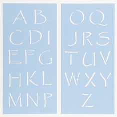 Papyrus Letter Stencil Set