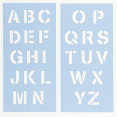 Arial Letter & Number Stencil Set