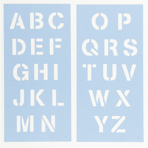 Arial Letter & Number Stencil Set