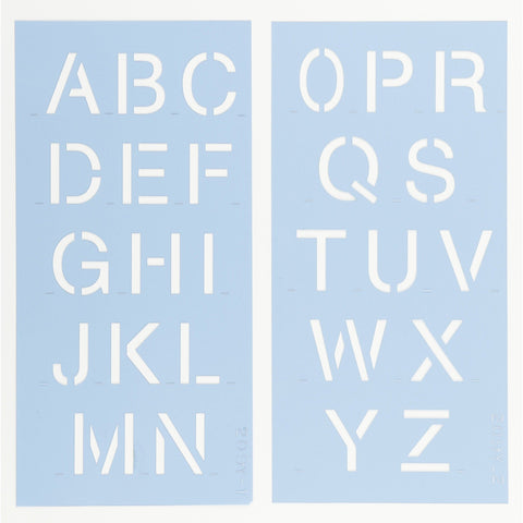 Helvetica Letter & Number Stencil Set