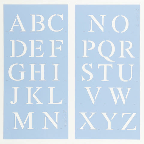 Times New Roman Letter Stencil Set