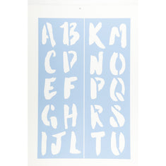 Dahling Letter Stencil Set A-U