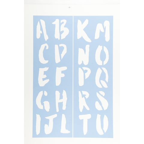 Dahling Letter Stencil Set A-U