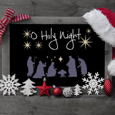 Nativity DIY Christmas Stencil Chalkboard