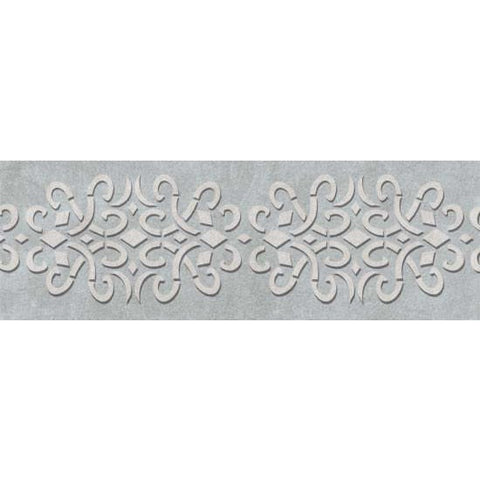 Iron Work Border Stencil