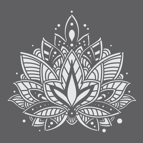 Lotus Mandala 2 Mini Craft Stencil