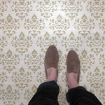 Palermo Damask Floor Stencils Tile Stencils Floor Stencils