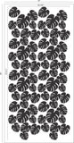 Philodendron Wall Stencil With Measurements 30x60