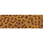 Leopard Print Border Wall Stencil