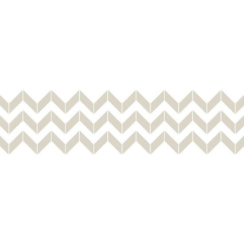 Chevron Border Stencil