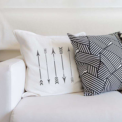 Native Arrows Stencil on Pillow Stencils