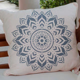 Boho Medallion Pillow Stencils