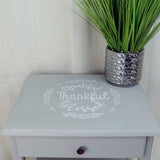 Grateful Thankful Blessed Furniture Stencils