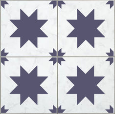 Farmhouse Stars Tile Stencil