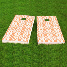 Chestnut Hill Filligree Cornhole Board Stencil