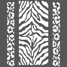 Animal Print Wall Stencil