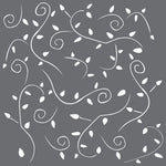 Vine Scroll Wall Stencil