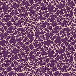 Bella Scroll Wall Stencil In Purple