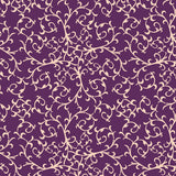 Bella Scroll Wall Stencil In Purple