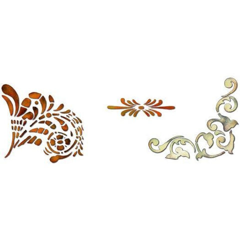 Elegant Scrolls Stencil Kit